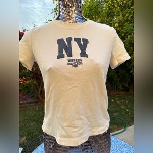 Zara Cream NY Winners T-Shirt
